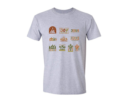 brand:Generic|color:Sports Grey / Athletic Heather|Christmas 107 Graphic T-Shirt