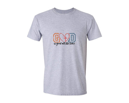 brand:Generic|color:Sports Grey / Athletic Heather|God Is Good Boho Christian Graphic T-Shirt