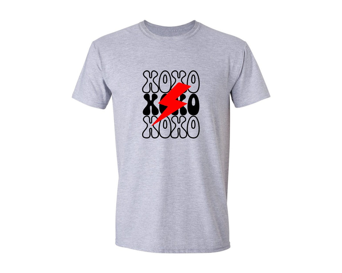 brand:Generic|color:Sports Grey / Athletic Heather|Xoxo 75 Graphic T-Shirt