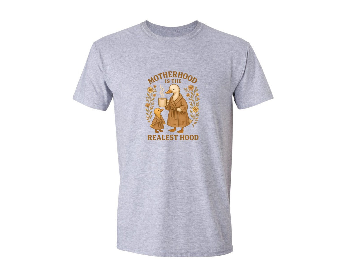 brand:Generic|color:Sports Grey / Athletic Heather|Funny Retro Mom Silly Goose Motherhood Graphic T-Shirt