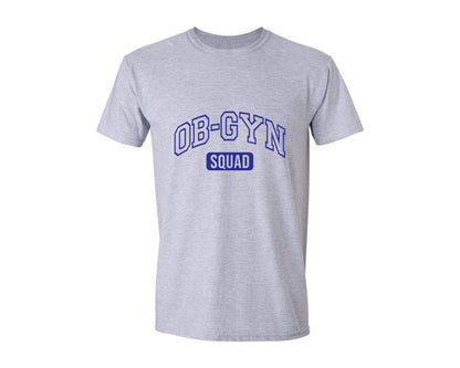 brand:Generic|color:Sports Grey / Athletic Heather|Ob Gyn Onc Squad At Your Cervix Graphic T-Shirt