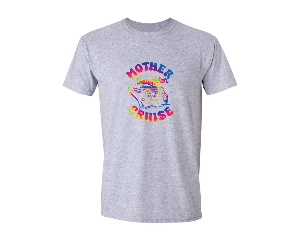 brand:Generic|color:Sports Grey / Athletic Heather|Mother Daughter Cruise Matching T Shirt Graphic T-Shirt