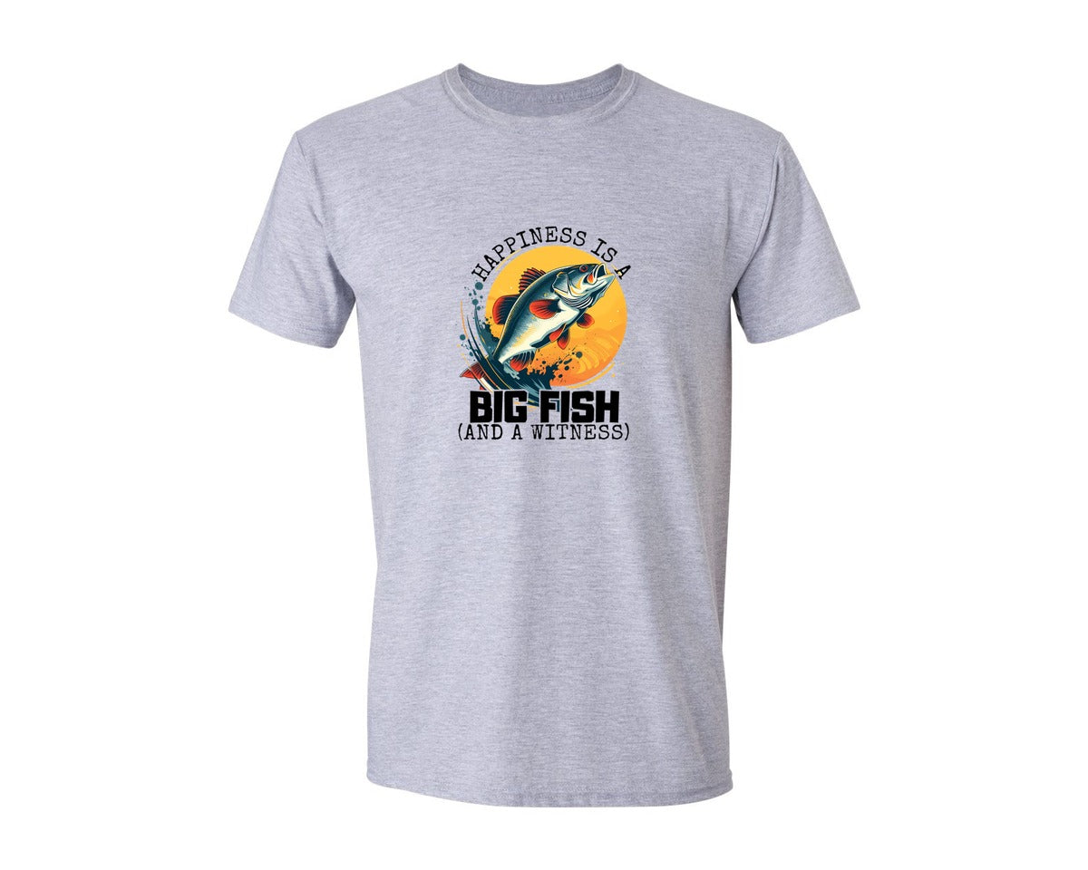 brand:Generic|color:Sports Grey / Athletic Heather|Fishing Dad Fathers Day Fish Graphic T-Shirt