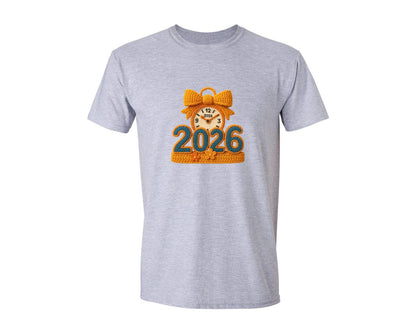 brand:Generic|color:Sports Grey / Athletic Heather|Crochet New Year 2026 13 Graphic T-Shirt
