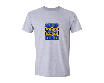 brand:Generic|color:Sports Grey / Athletic Heather|Senior Cheer Dad Class 26 Graphic T-Shirt