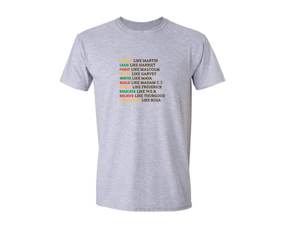 brand:Generic|color:Sports Grey / Athletic Heather|Dream Like Martin T Shirt Graphic T-Shirt