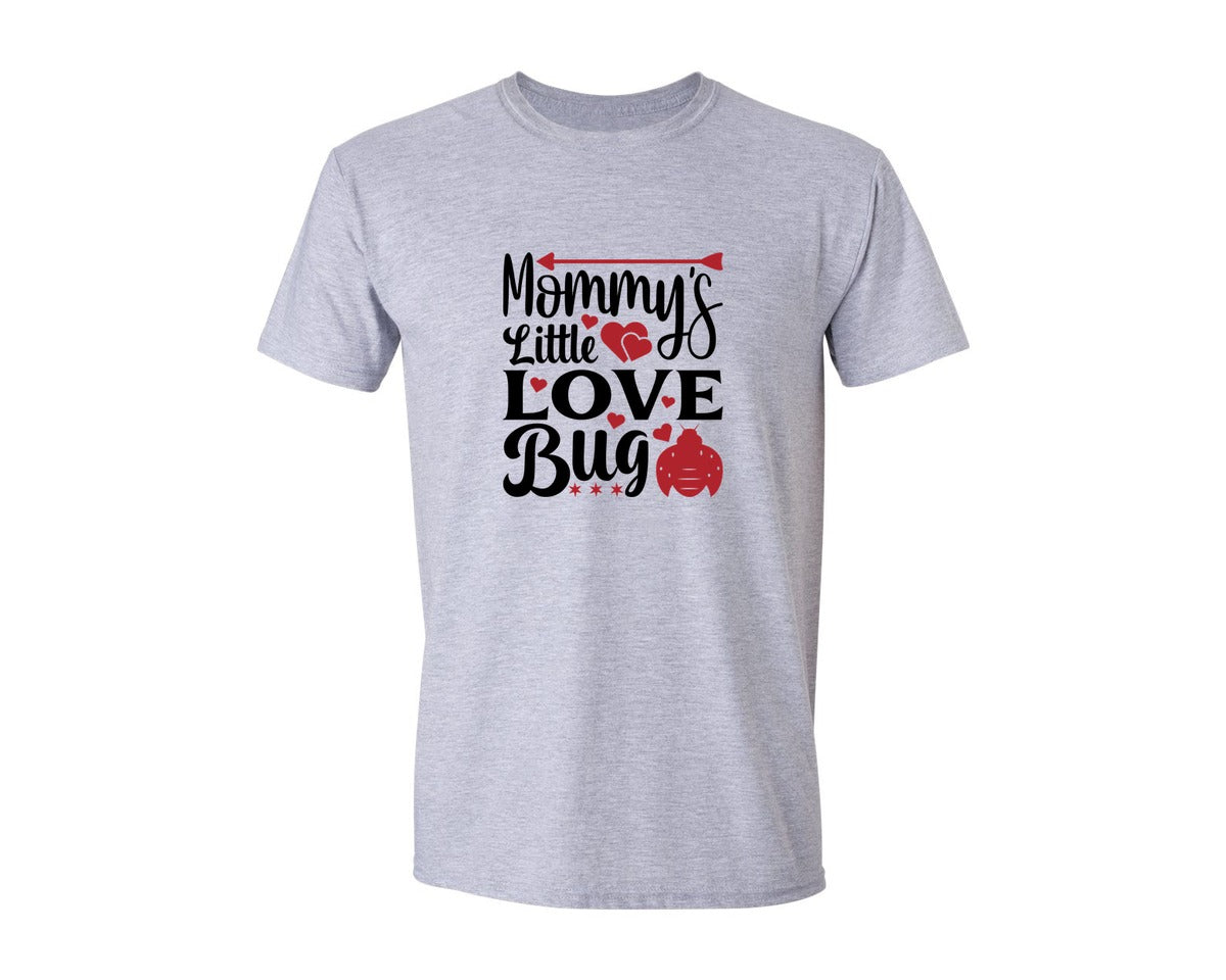 brand:Generic|color:Sports Grey / Athletic Heather|Mommys Little Love Bug 14 Februa Graphic T-Shirt
