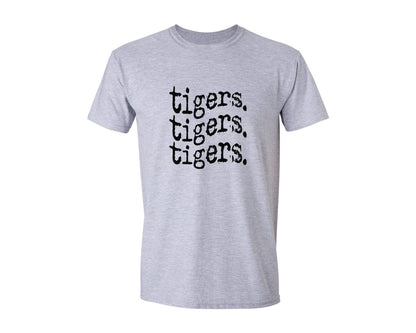 brand:Generic|color:Sports Grey / Athletic Heather|Varsity Tigers Tigers Mascot Graphic T-Shirt