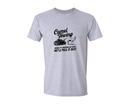 brand:Generic|color:Sports Grey / Athletic Heather|Camel Towing When Its Wedged Design Graphic T-Shirt