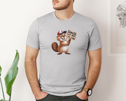 brand:Bella Canvas|color:Sports Grey / Athletic Heather|Canada Is Not For Sale Maple Leaf 2 Graphic T-Shirt