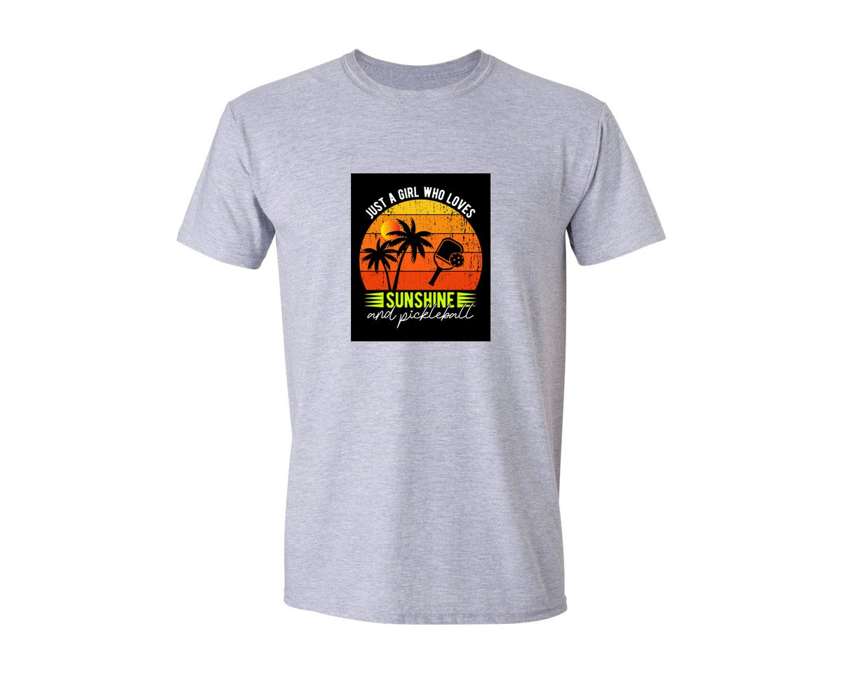 brand:Generic|color:Sports Grey / Athletic Heather|Pickleball Funny Retro Vintage T Shirt 3 Graphic T-Shirt