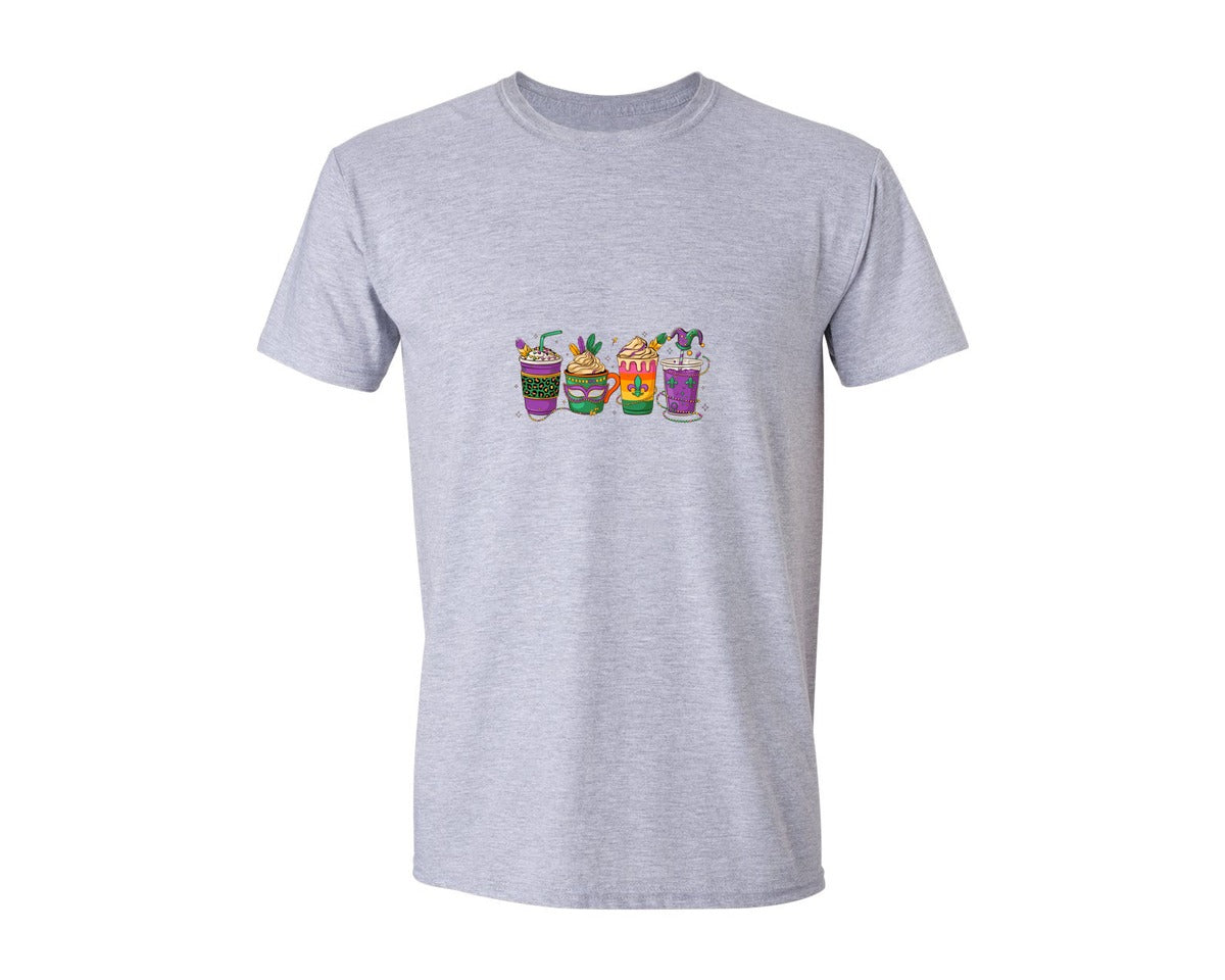 brand:Generic|color:Sports Grey / Athletic Heather|Funny Mardi Gras T Shirt 77 Graphic T-Shirt