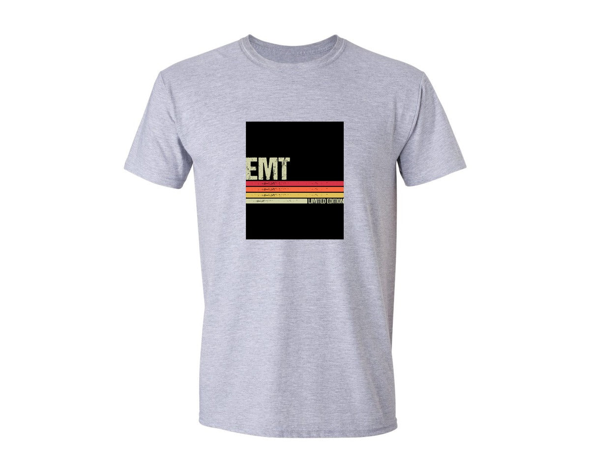 brand:Generic|color:Sports Grey / Athletic Heather|Emt Birthday Job Title T Shirt Graphic T-Shirt