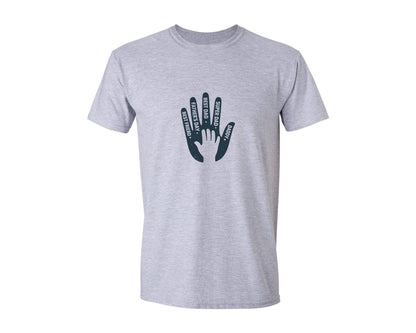 brand:Generic|color:Sports Grey / Athletic Heather|Best Dad Fathers Day Hand Graphic T-Shirt