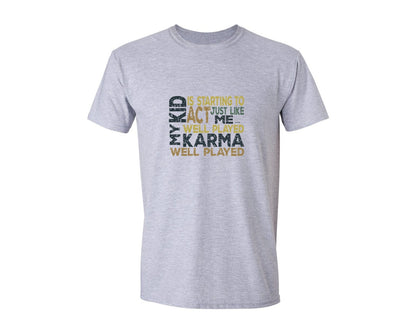 brand:Generic|color:Sports Grey / Athletic Heather|Karma 10 Designs Graphic T-Shirt