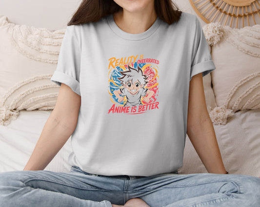 Reality Is Overrated Anime Is Better 2 Graphic T-Shirt