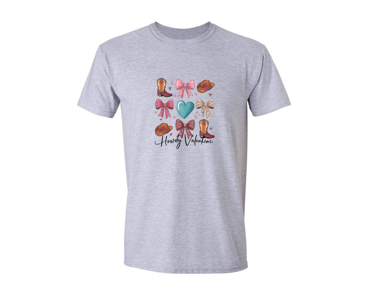 brand:Generic|color:Sports Grey / Athletic Heather|Western Valentine Elements 2 Graphic T-Shirt