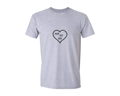 brand:Generic|color:Sports Grey / Athletic Heather|This Dad Wears His Heart On His Sleeve S Graphic T-Shirt