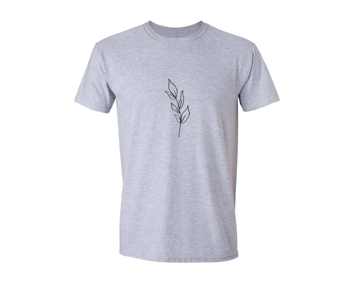 brand:Generic|color:Sports Grey / Athletic Heather|Wildflowers Graphic T-Shirt