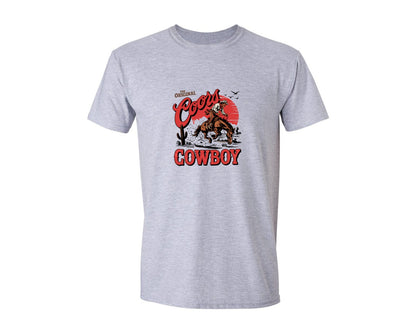 brand:Generic|color:Sports Grey / Athletic Heather|The Original Coors Cowboy Western Graphic T-Shirt