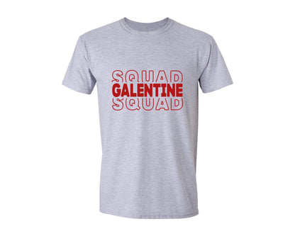 brand:Generic|color:Sports Grey / Athletic Heather|Galentine Squad Shirtvalentines Day Graphic T-Shirt