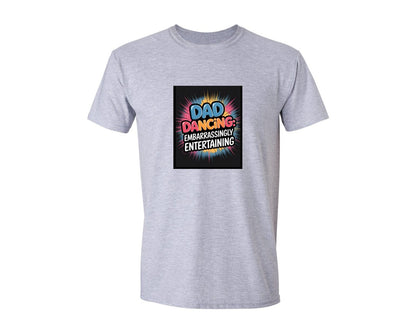 brand:Generic|color:Sports Grey / Athletic Heather|Pop Art Graffiti Fathers Day Graphic T-Shirt