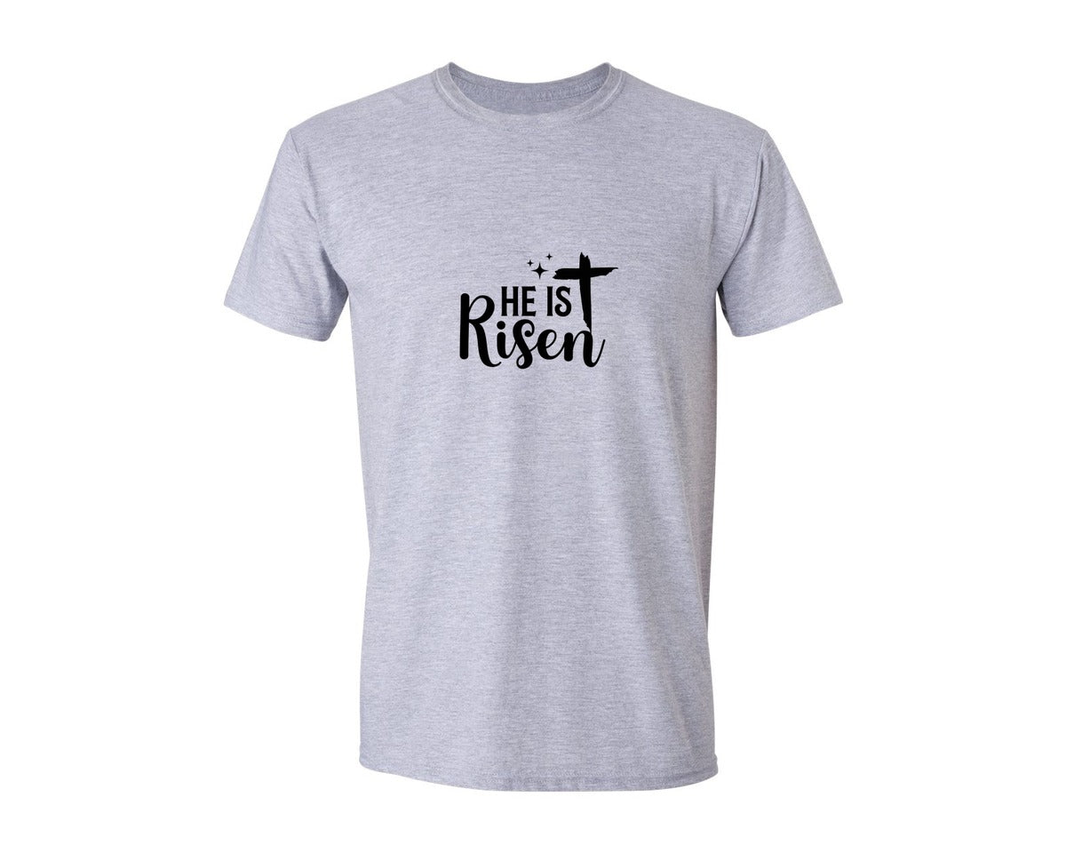 brand:Generic|color:Sports Grey / Athletic Heather|He Is Risen 2 Graphic T-Shirt