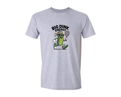brand:Generic|color:Sports Grey / Athletic Heather|Big Dink Energy Pickleball Dtf Graphic T-Shirt