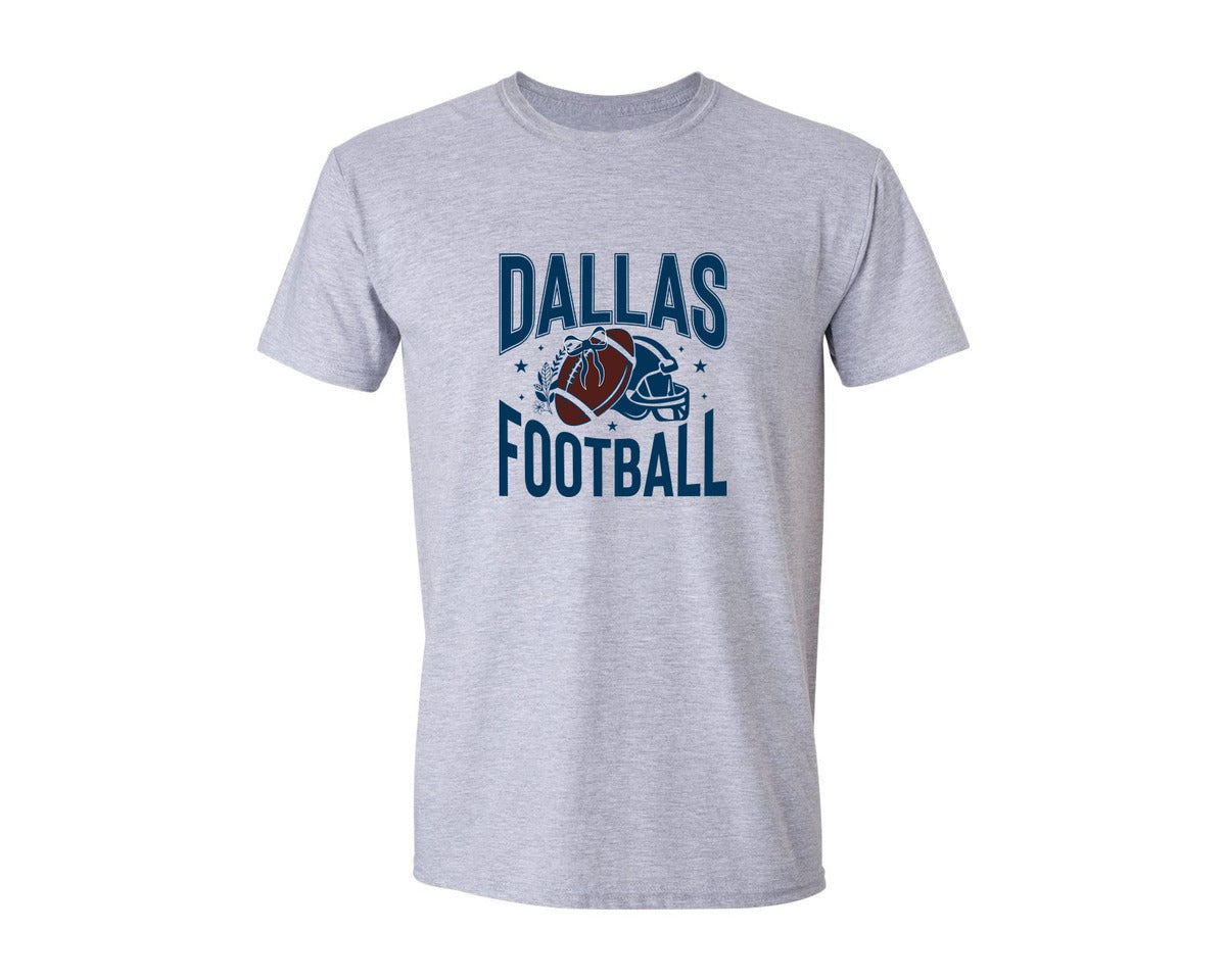 brand:Generic|color:Sports Grey / Athletic Heather|Dallas Football Graphic T-Shirt