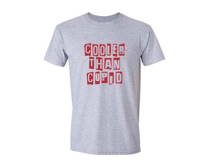 brand:Generic|color:Sports Grey / Athletic Heather|Cooler Than Cupid Funny Boy Valentine Graphic T-Shirt