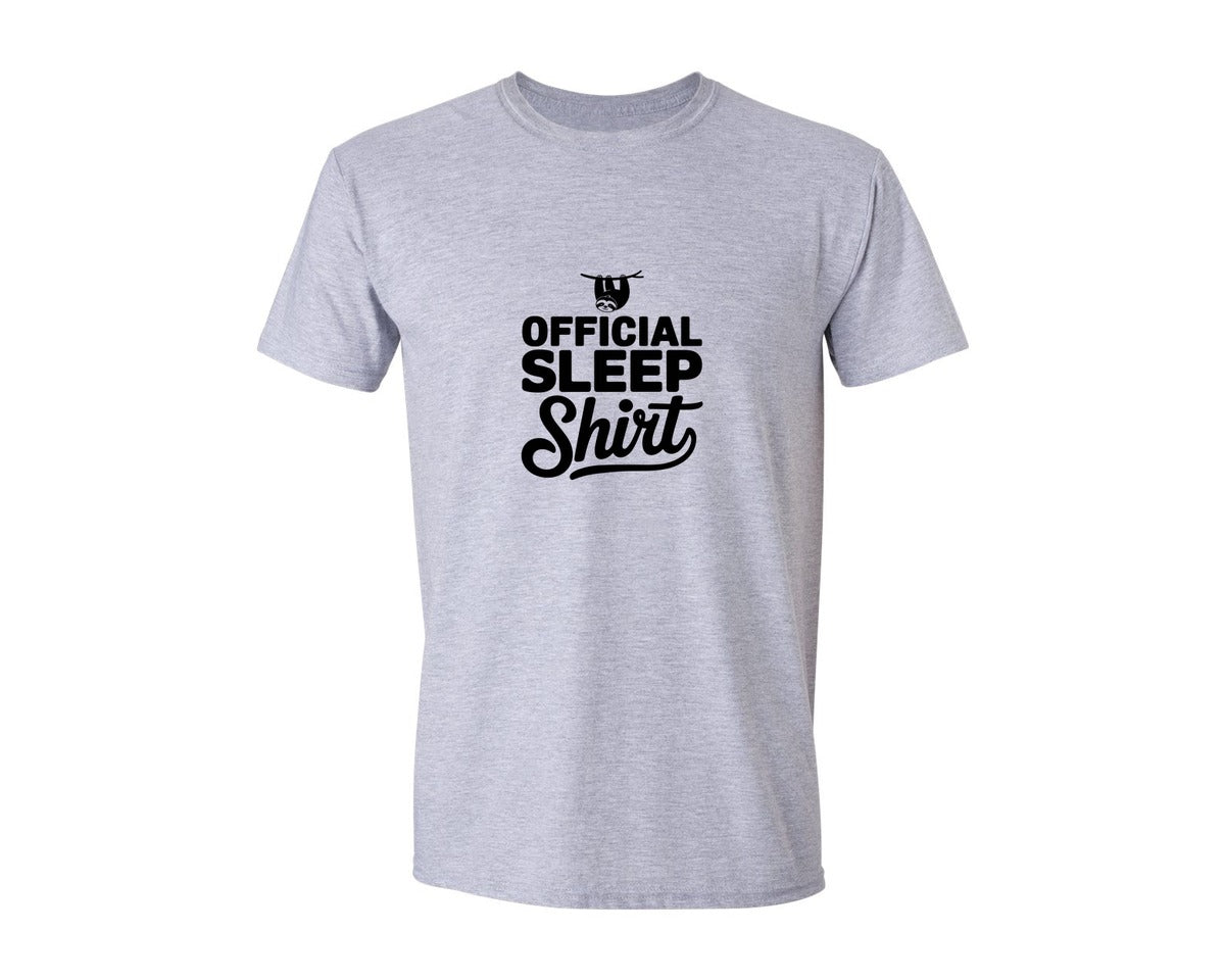 brand:Generic|color:Sports Grey / Athletic Heather|Official Sleep Shirt T Shirt Graphic T-Shirt