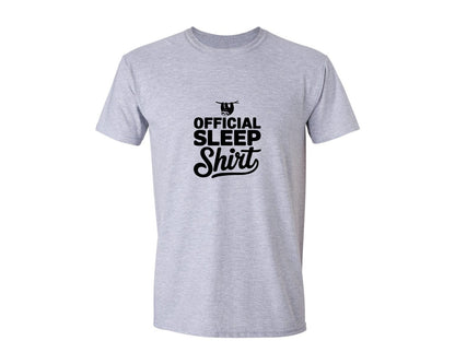 brand:Generic|color:Sports Grey / Athletic Heather|Official Sleep Shirt T Shirt Graphic T-Shirt