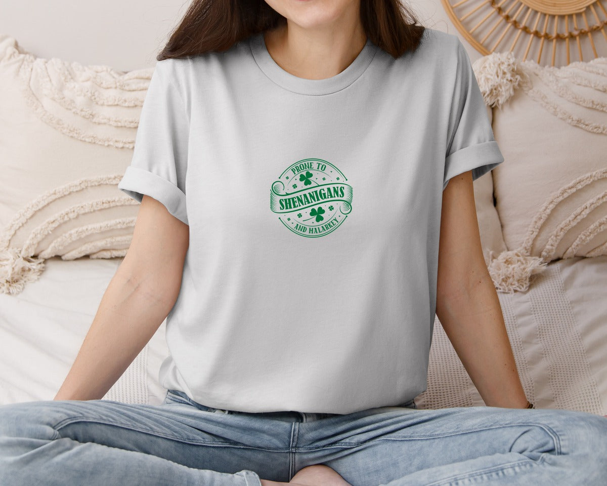 brand:Bella Canvas|color:Sports Grey / Athletic Heather|St Patricks Day Quotes 18 Graphic T-Shirt
