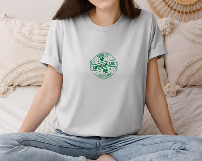 brand:Bella Canvas|color:Sports Grey / Athletic Heather|St Patricks Day Quotes 18 Graphic T-Shirt