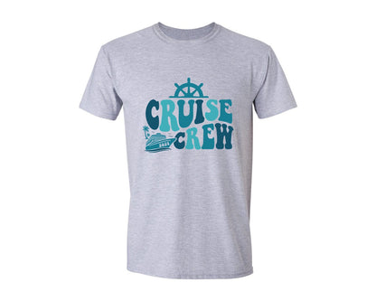 brand:Generic|color:Sports Grey / Athletic Heather|Cruise Crew 2024 Family Summer Trip Graphic T-Shirt