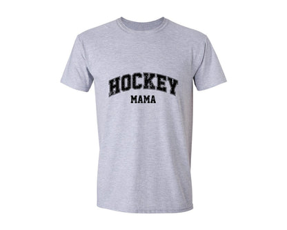 brand:Generic|color:Sports Grey / Athletic Heather|Retro Hockey Mama Varsity Graphic T-Shirt