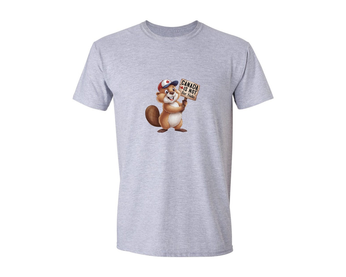 brand:Generic|color:Sports Grey / Athletic Heather|Canada Is Not For Sale Maple Leaf 2 Graphic T-Shirt
