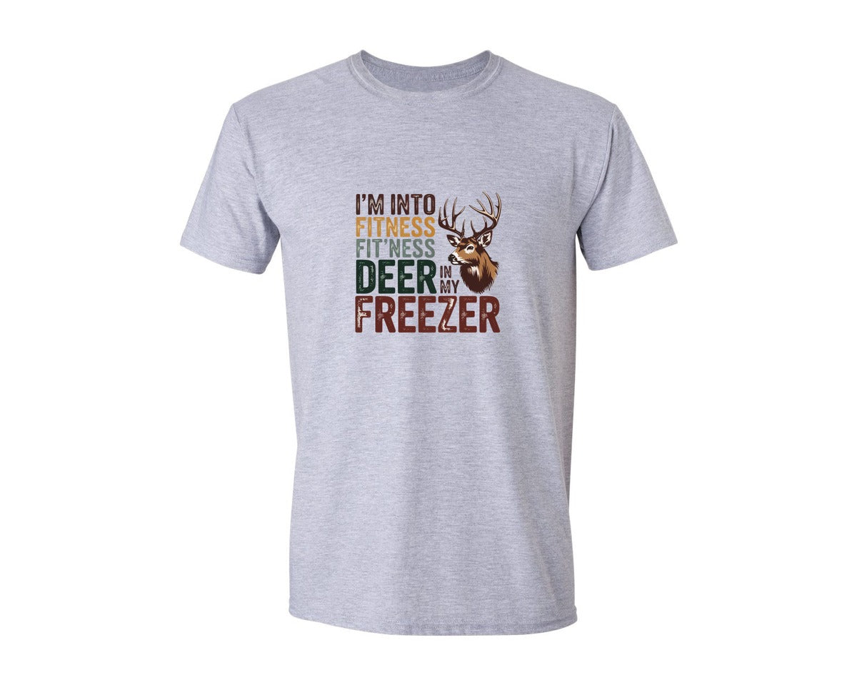 brand:Generic|color:Sports Grey / Athletic Heather|Hunting Season Funny Hunting Graphic T-Shirt