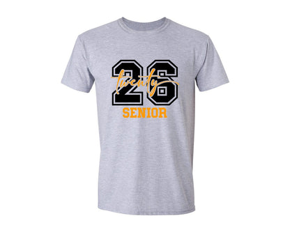brand:Generic|color:Sports Grey / Athletic Heather|Class Of 2026 Senior 2026 6 Graphic T-Shirt
