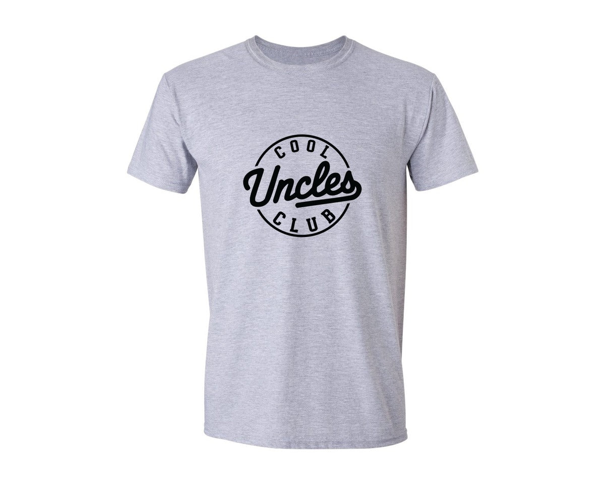 brand:Generic|color:Sports Grey / Athletic Heather|Cool Uncles Club New Uncle Fathers Day 2 Graphic T-Shirt