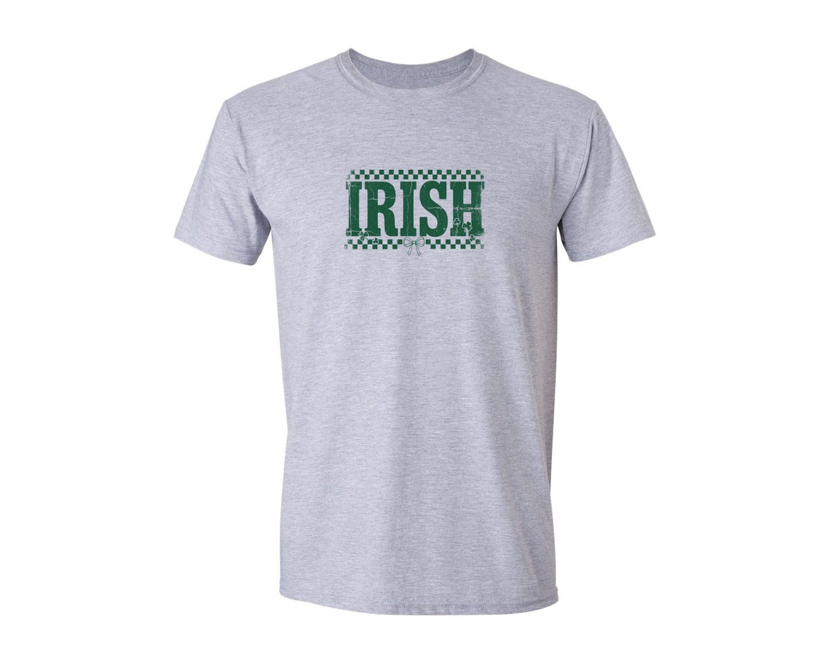 brand:Generic|color:Sports Grey / Athletic Heather|Vintage St Patricks Day Irish Graphic T-Shirt