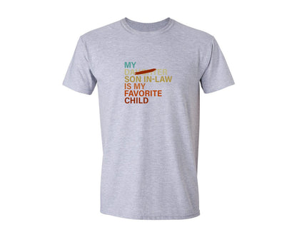 brand:Generic|color:Sports Grey / Athletic Heather|My Son In Law Is My Favorite Child 38 Graphic T-Shirt