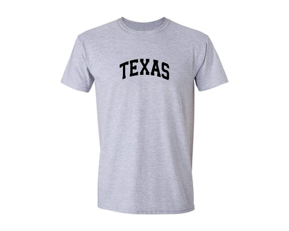 brand:Generic|color:Sports Grey / Athletic Heather|Texas Usa City State Shirt Graphic T-Shirt