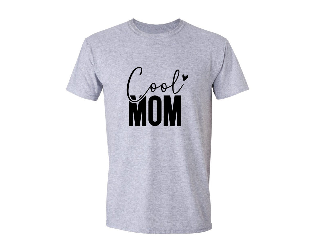 brand:Generic|color:Sports Grey / Athletic Heather|Cool Mom Funny Mom Mama Graphic T-Shirt