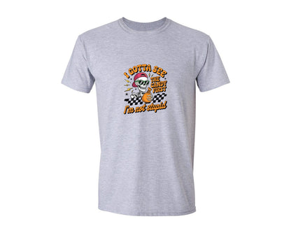 brand:Generic|color:Sports Grey / Athletic Heather|I Gotta See The Candy First Humorous Graphic T-Shirt