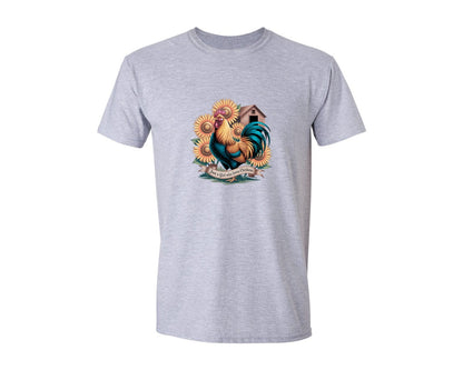 brand:Generic|color:Sports Grey / Athletic Heather|Just A Girl Who Loves Chickens 10 Graphic T-Shirt