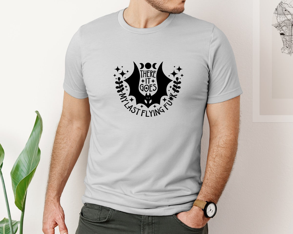 brand:Bella Canvas|color:Sports Grey / Athletic Heather|There It Goes My Last Flying Fck 3 Graphic T-Shirt