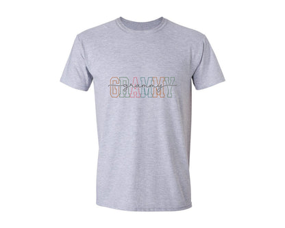 brand:Generic|color:Sports Grey / Athletic Heather|Grammy Grammy Grandma Varsity Graphic T-Shirt