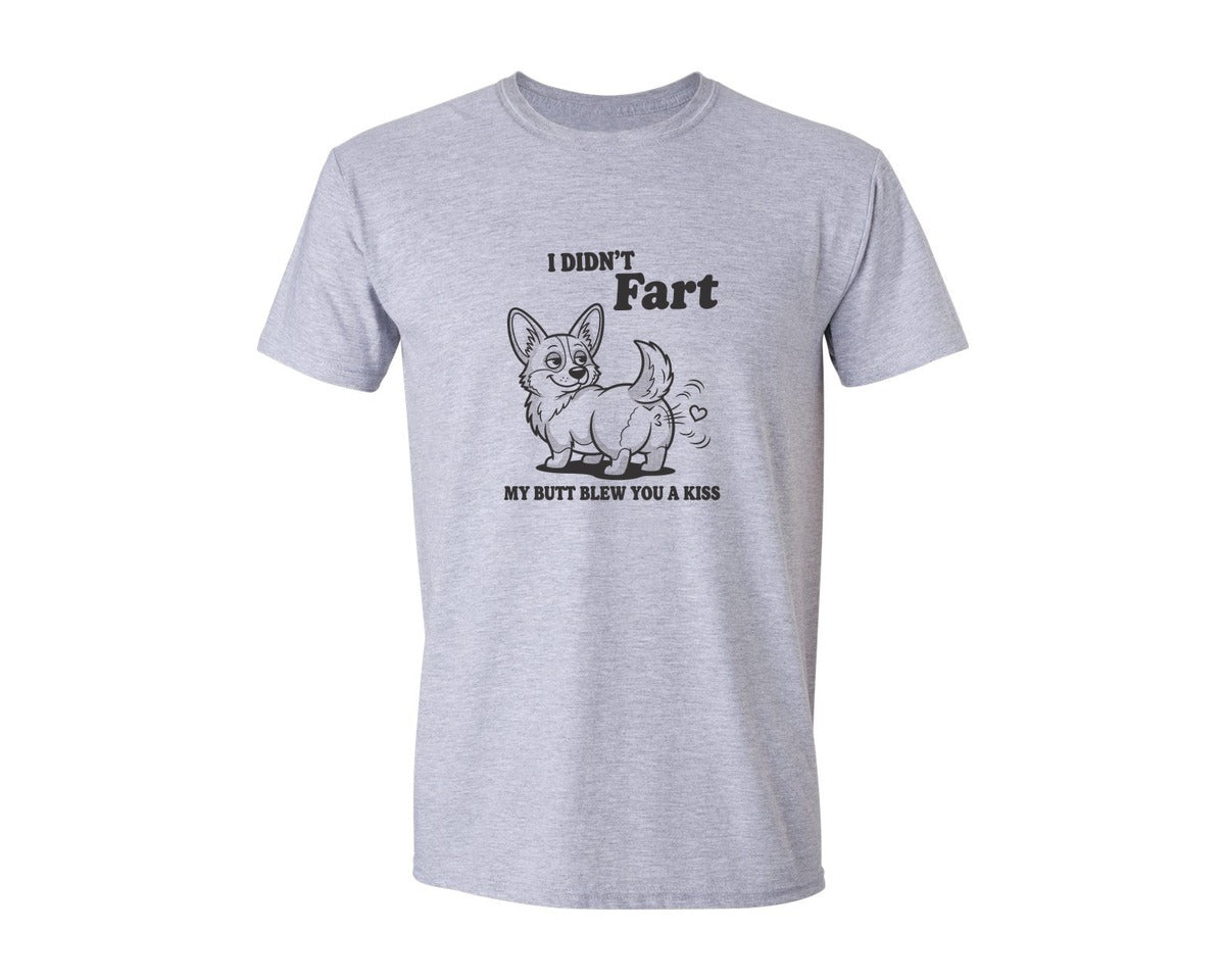 brand:Generic|color:Sports Grey / Athletic Heather|Funny Corgi Sarcastic Dog Retro Graphic T-Shirt