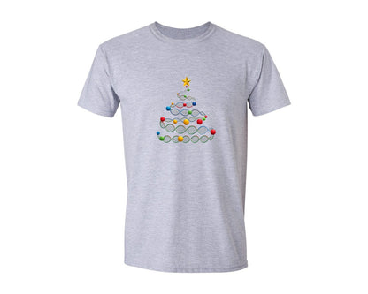brand:Generic|color:Sports Grey / Athletic Heather|Dna Christmas Tree Graphic T-Shirt